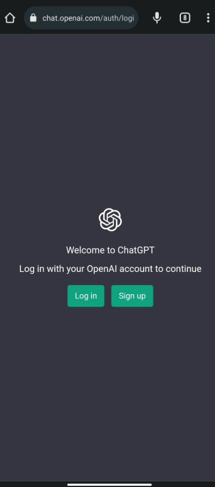 How to use ChatGPT from a mobile phone
